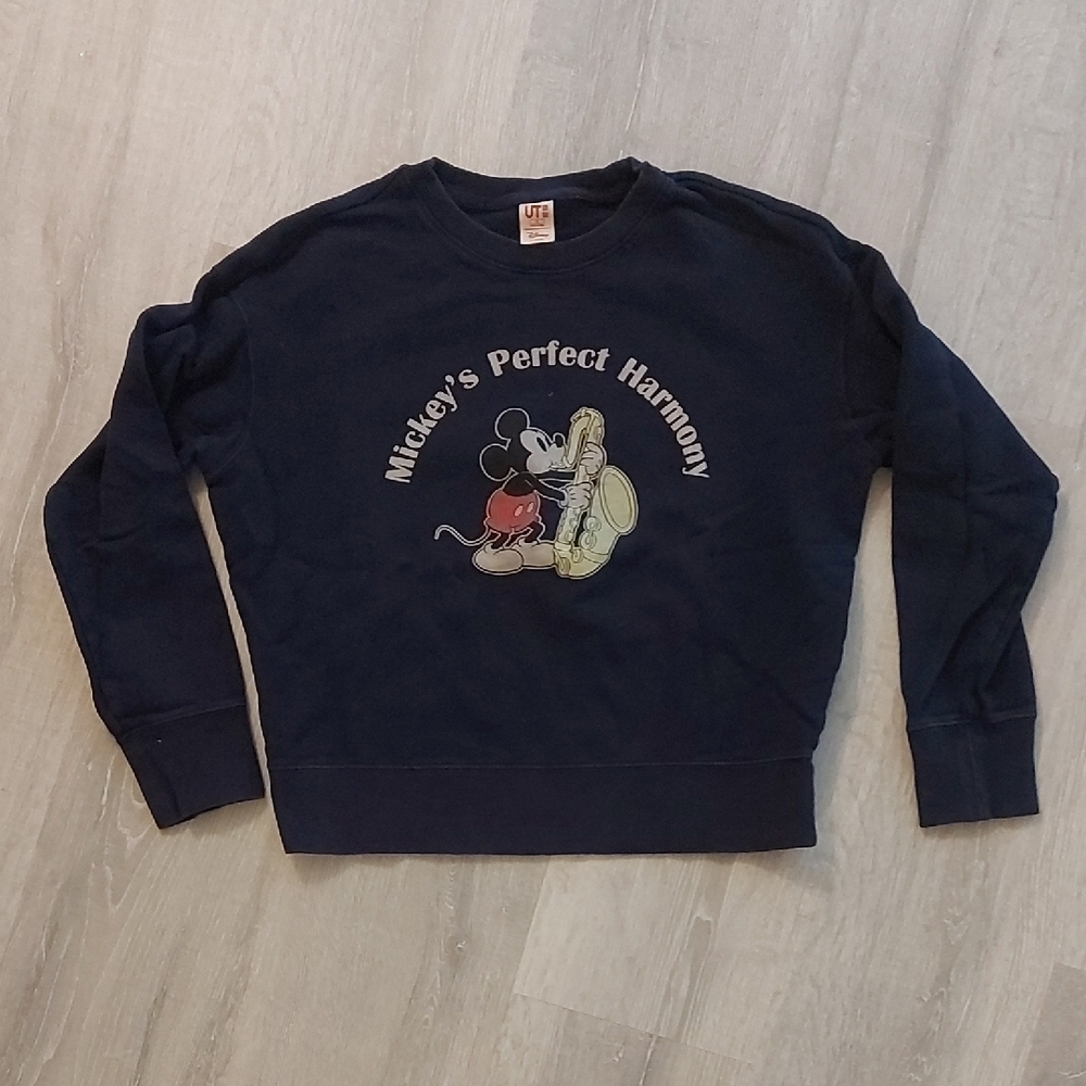 Uniqlo Navy Blue Mickey's Perfect Harmony Sweatshirt